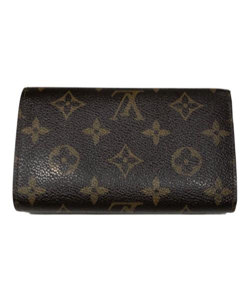 LOUIS VUITTON（ルイ ヴィトン）LOUIS VUITTON (ルイ ヴィトン) 2つ折り財布/ポルトモネ・ビエ・トレゾール ブラウンの古着・服飾アイテム