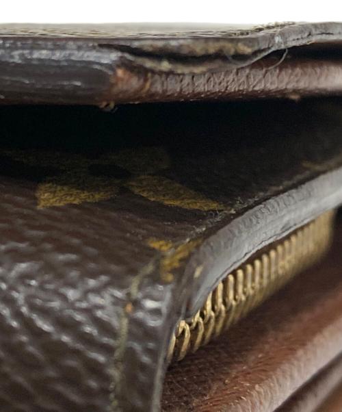 LOUIS VUITTON（ルイ ヴィトン）LOUIS VUITTON (ルイ ヴィトン) 2つ折り財布/ポルトモネ・ビエ・トレゾール ブラウンの古着・服飾アイテム