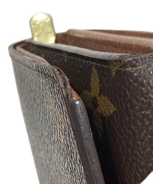LOUIS VUITTON（ルイ ヴィトン）LOUIS VUITTON (ルイ ヴィトン) 2つ折り財布/ポルトモネ・ビエ・トレゾール ブラウンの古着・服飾アイテム