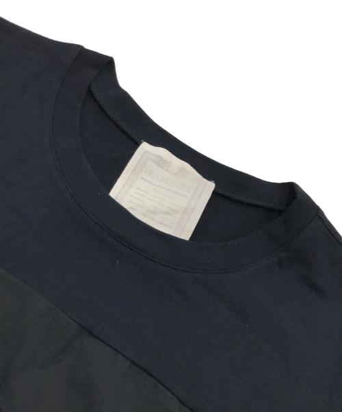 BEARDSLEY（ビアズリー）BEARDSLEY (ビアズリー) カットコンビフレアワンピース/半袖ワンピース ブラック サイズ:Fの古着・服飾アイテム