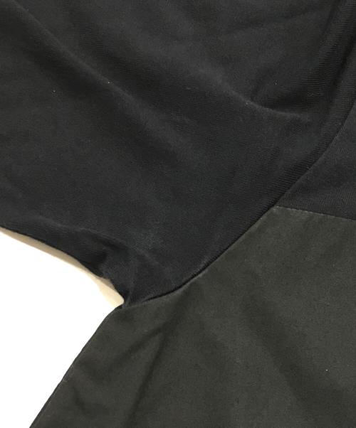 BEARDSLEY（ビアズリー）BEARDSLEY (ビアズリー) カットコンビフレアワンピース/半袖ワンピース ブラック サイズ:Fの古着・服飾アイテム