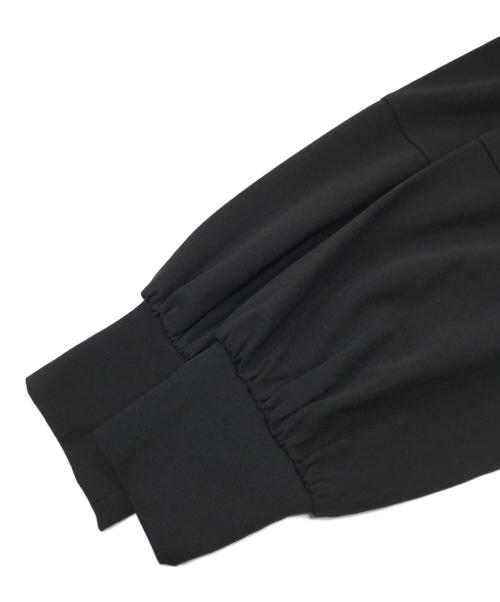 BEARDSLEY（ビアズリー）BEARDSLEY (ビアズリー) ジャージーギャザーワンピース/長袖ワンピース ブラック サイズ:SIZE 1の古着・服飾アイテム