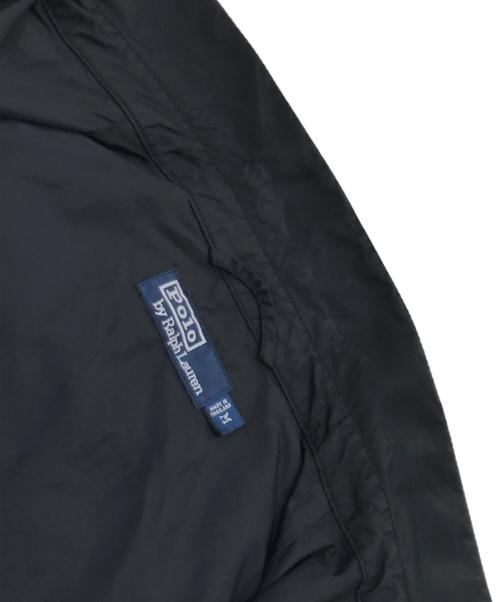 POLO RALPH LAUREN（ポロ・ラルフローレン）POLO RALPH LAUREN (ポロ・ラルフローレン) ナイロンスイングトップ ブラック サイズ:Mの古着・服飾アイテム