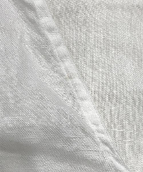POLO RALPH LAUREN（ポロ・ラルフローレン）POLO RALPH LAUREN (ポロ・ラルフローレン) リネンスキッパーブラウス/長袖ブラウス ホワイト サイズ:XSの古着・服飾アイテム