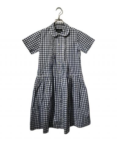 極美品✨トリココムデギャルソン チェック 丸襟 ピンタック ワンピース 中古・古着通販】tricot COMME des GARCONS (トリココムデギャルソン