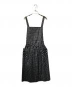 tricot COMME des GARCONSトリココムデギャルソン）の古着「ドットキャミソールワンピース」｜ブラック×ホワイト