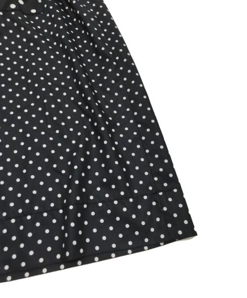 tricot COMME des GARCONS（トリココムデギャルソン）tricot COMME des GARCONS (トリココムデギャルソン) ドットキャミソールワンピース ブラック×ホワイト サイズ:Sの古着・服飾アイテム