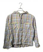 JOURNAL STANDARD relumeジャーナルスタンダード レリューム）の古着「カラーアメリカンチェック フーディシャツ/長袖シャツ」｜マルチカラー