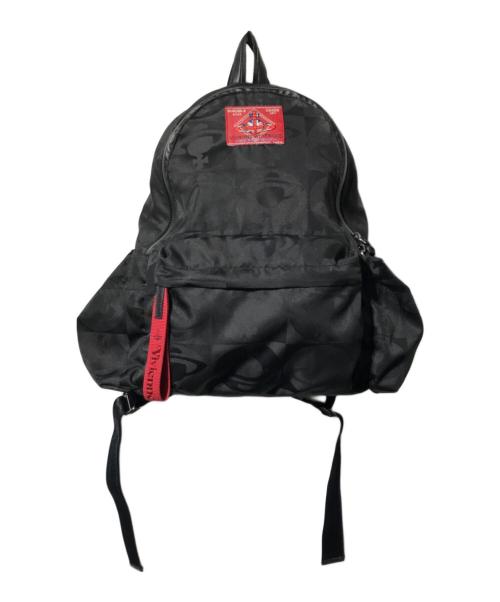 Vivienne Westwood（ヴィヴィアンウエストウッド）Vivienne Westwood (ヴィヴィアンウエストウッド) 総柄オーブリュック ブラックの古着・服飾アイテム