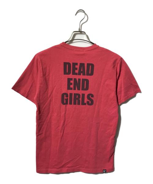 Hysteric Glamour（ヒステリックグラマー）Hysteric Glamour (ヒステリックグラマー) REBEL GIRL プリントTシャツ レッド サイズ:Mの古着・服飾アイテム