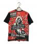 Hysteric Glamour（ヒステリックグラマー）の古着「パネルプリントTシャツ/ GREATEST SOUND ISSUE Tee」｜ブラック