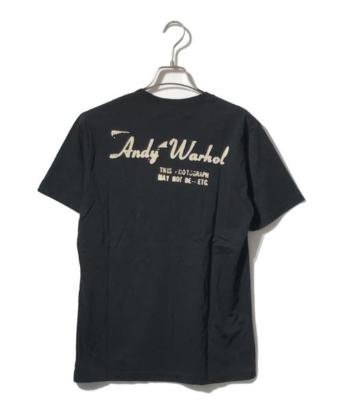 Hysteric Glamour（ヒステリックグラマー）Hysteric Glamour (ヒステリックグラマー) モンタージュ グラフィック ロゴプリントTシャツ ブラック サイズ:Mの古着・服飾アイテム