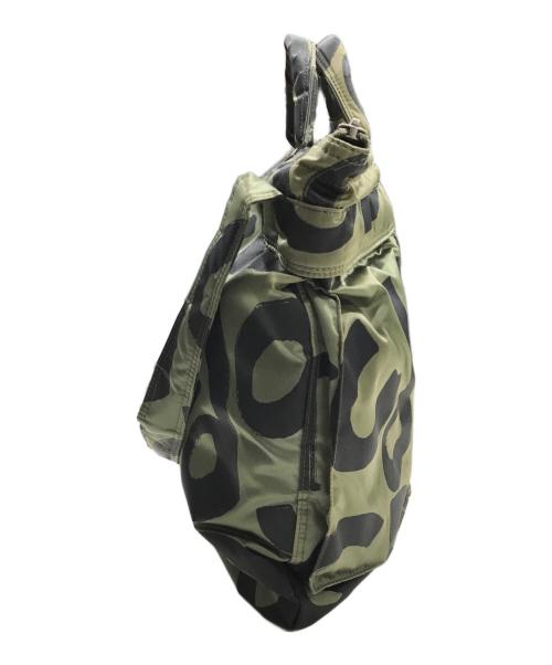 PORTER（ポーター）PORTER (ポーター) COMME des GARCONS (コムデギャルソン) 2WAYヘルメットバッグ グリーンの古着・服飾アイテム