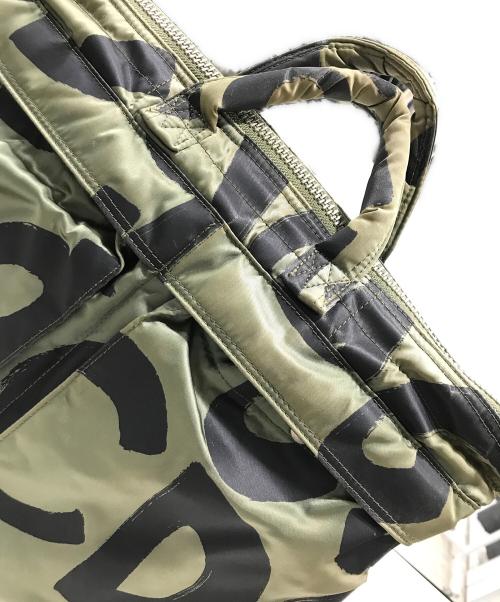 PORTER（ポーター）PORTER (ポーター) COMME des GARCONS (コムデギャルソン) 2WAYヘルメットバッグ グリーンの古着・服飾アイテム