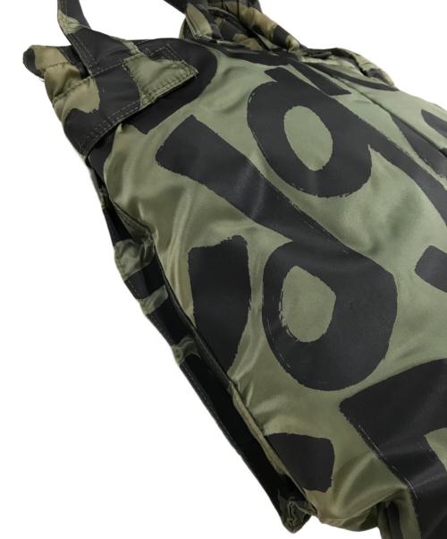 PORTER（ポーター）PORTER (ポーター) COMME des GARCONS (コムデギャルソン) 2WAYヘルメットバッグ グリーンの古着・服飾アイテム