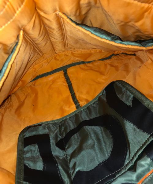 PORTER（ポーター）PORTER (ポーター) COMME des GARCONS (コムデギャルソン) 2WAYヘルメットバッグ グリーンの古着・服飾アイテム