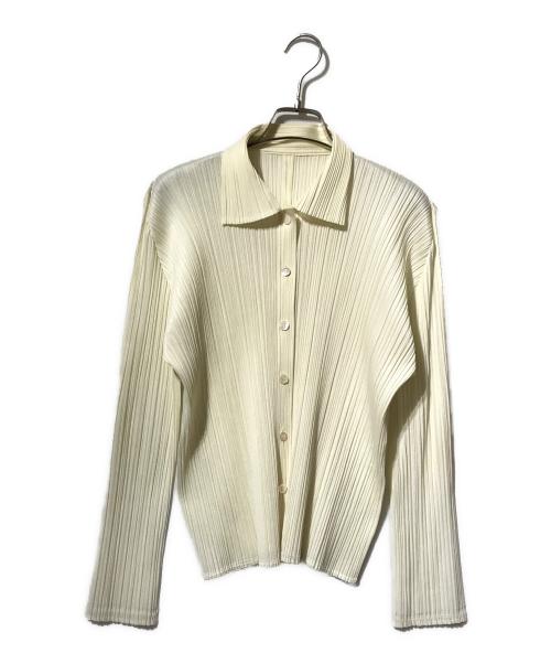 PLEATS PLEASE（プリーツプリーズ）PLEATS PLEASE (プリーツプリーズ) プリーツシャツ アイボリー サイズ:3の古着・服飾アイテム