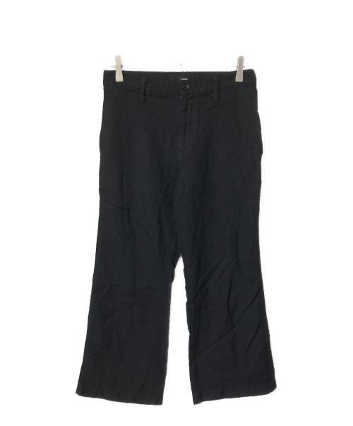 tricot COMME des GARCONS（トリココムデギャルソン）tricot COMME des GARCONS (トリココムデギャルソン) 縮絨ウールフレアパンツ ブラック サイズ:SIZE Sの古着・服飾アイテム