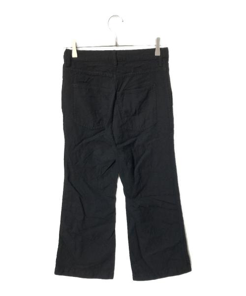 tricot COMME des GARCONS（トリココムデギャルソン）tricot COMME des GARCONS (トリココムデギャルソン) 縮絨ウールフレアパンツ ブラック サイズ:SIZE Sの古着・服飾アイテム