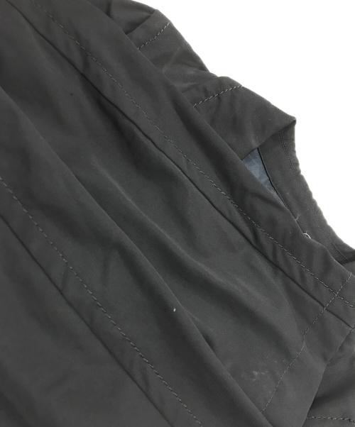 ROBE DE CHAMBRE COMME DES GARCONS（ローブドシャンブル コムデギャルソン）ROBE DE CHAMBRE COMME DES GARCONS (ローブドシャンブル コムデギャルソン) ステッチステンカラーコート ネイビー サイズ:Mの古着・服飾アイテム