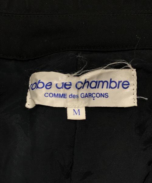 ROBE DE CHAMBRE COMME DES GARCONS（ローブドシャンブル コムデギャルソン）ROBE DE CHAMBRE COMME DES GARCONS (ローブドシャンブル コムデギャルソン) ステッチステンカラーコート ネイビー サイズ:Mの古着・服飾アイテム