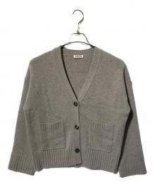 EVERYDAY I LIKE.（エヴリデイ アイ ライク）の古着「Vネックカシミヤカーディガン」｜グレー