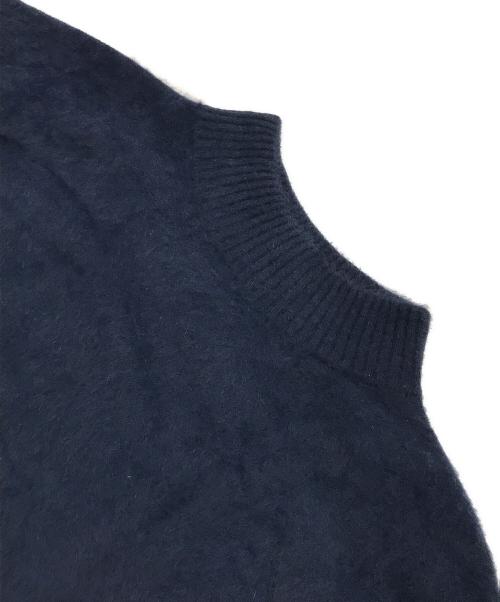 IENA（イエナ）IENA (イエナ) FLUFFYプルオーバーニット/フォックス混ニット ネイビー サイズ:Freeの古着・服飾アイテム