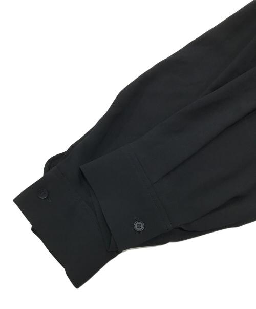 theory luxe（セオリーリュクス）theory luxe (セオリーリュクス) FLOW/PUMI/ノーカラーシャツ/長袖シャツ ブラック サイズ:38の古着・服飾アイテム