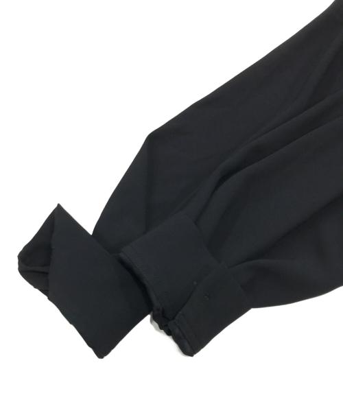theory luxe（セオリーリュクス）theory luxe (セオリーリュクス) FLOW/PUMI/ノーカラーシャツ/長袖シャツ ブラック サイズ:38の古着・服飾アイテム