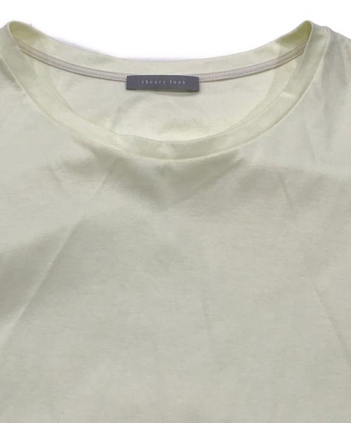 theory luxe（セオリーリュクス）theory luxe (セオリーリュクス) SOPHIA JERSEY EDDIE TEE イエロー サイズ:40の古着・服飾アイテム