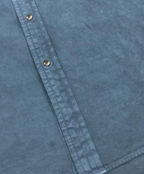AURALEE（オーラリー）AURALEE (オーラリー) ウエスタンシャツ ブルー サイズ:5の古着・服飾アイテム