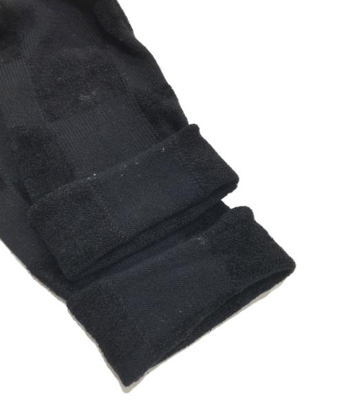 COMME des GARCONS（コムデギャルソン）COMME des GARCONS (コムデギャルソン) Vネックブロックニット ブラック サイズ:表記なしの古着・服飾アイテム