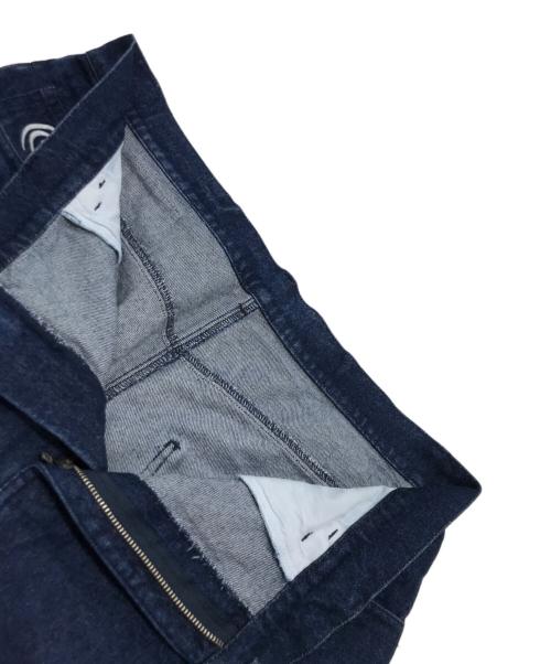 SOL soonerorlater（スーナーオアレイター）SOL soonerorlater (スーナーオアレイター) グルグルデニムショーツ/ハーフデニムパンツ インディゴ サイズ:XLの古着・服飾アイテム