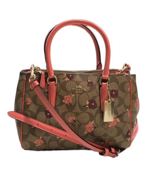 COACH（コーチ）COACH (コーチ) 2WAYバッグ ブラウンの古着・服飾アイテム