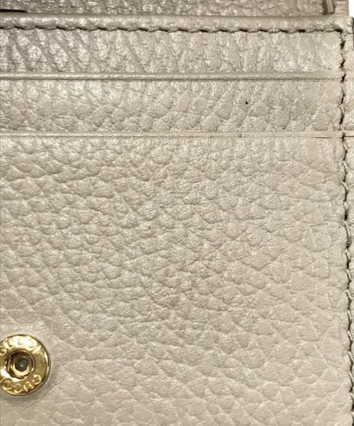 GUCCI（グッチ）GUCCI (グッチ) ダブルGカードケースウォレット ベージュの古着・服飾アイテム