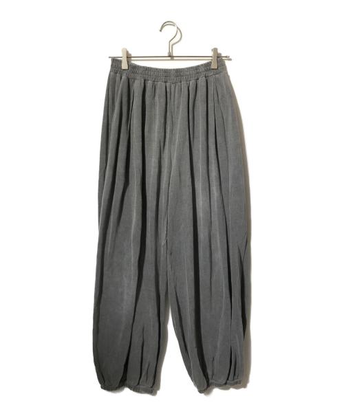 CITYSHOP（シティショップ）CITYSHOP (シティショップ) ピグメントカットボリュームパンツ グレー サイズ:Freeの古着・服飾アイテム