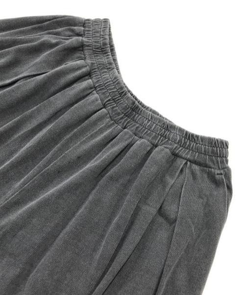 CITYSHOP（シティショップ）CITYSHOP (シティショップ) ピグメントカットボリュームパンツ グレー サイズ:Freeの古着・服飾アイテム