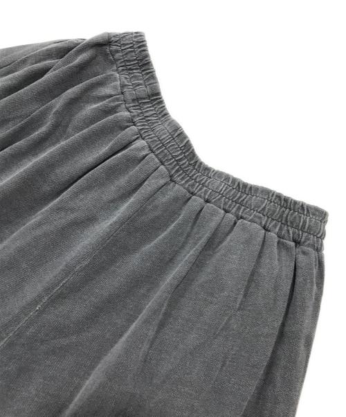 CITYSHOP（シティショップ）CITYSHOP (シティショップ) ピグメントカットボリュームパンツ グレー サイズ:Freeの古着・服飾アイテム
