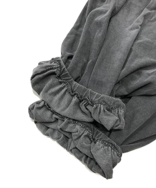 CITYSHOP（シティショップ）CITYSHOP (シティショップ) ピグメントカットボリュームパンツ グレー サイズ:Freeの古着・服飾アイテム