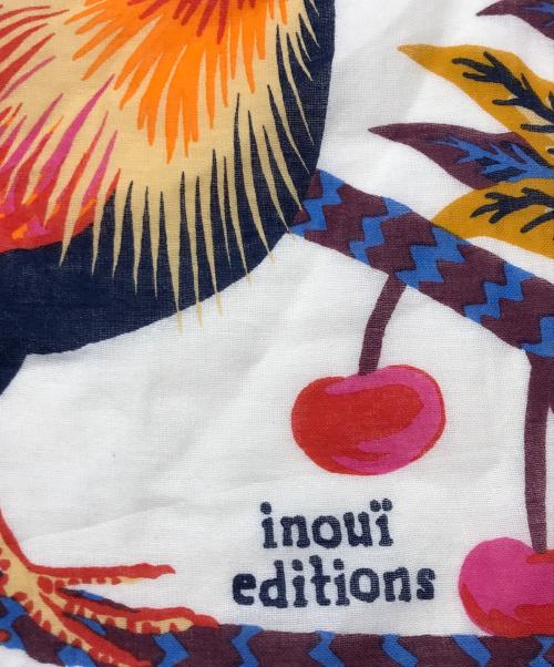 INOUI EDITIONS（イヌイエディションズ）INOUI EDITIONS (イヌイエディションズ) インコ柄ストール マルチカラーの古着・服飾アイテム