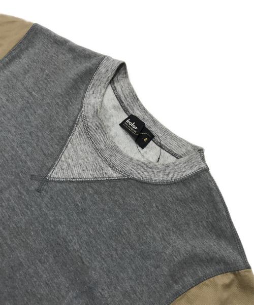 KOLOR（カラー）KOLOR (カラー) 半袖カットソー/切替カットソー グレー サイズ:2の古着・服飾アイテム