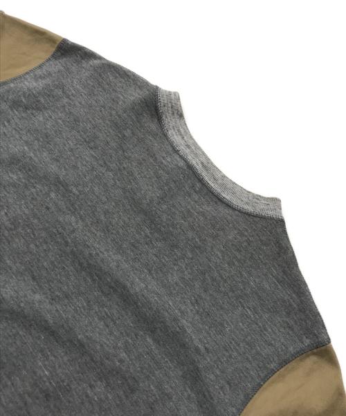 KOLOR（カラー）KOLOR (カラー) 半袖カットソー/切替カットソー グレー サイズ:2の古着・服飾アイテム