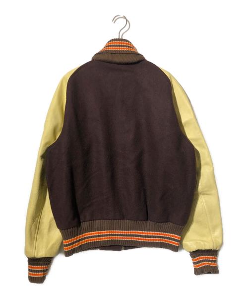 skookum（スクーカム）SKOOKUM (スクーカム) スタジャン カーキ サイズ:40の古着・服飾アイテム