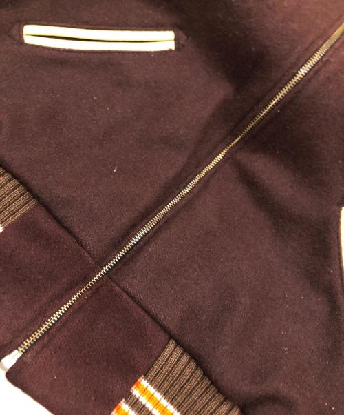 skookum（スクーカム）SKOOKUM (スクーカム) スタジャン カーキ サイズ:40の古着・服飾アイテム