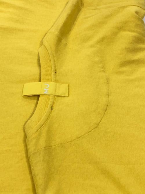 MARC JACOBS（マークジェイコブス）MARC JACOBS (マークジェイコブス) THE BIG T-SHIRT/ロゴカットソー/ロゴTシャツ イエロー サイズ:XSの古着・服飾アイテム