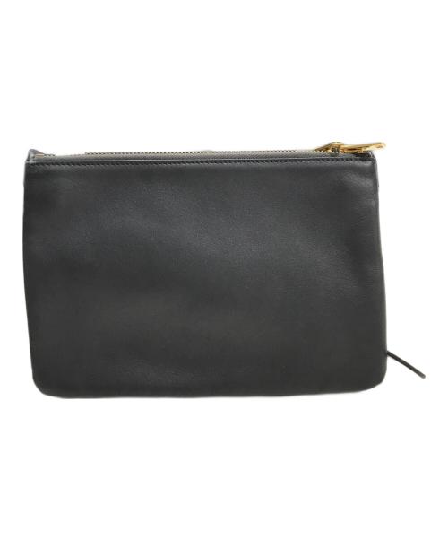 CELINE（セリーヌ）CELINE (セリーヌ) トリオショルダーバッグ グレーの古着・服飾アイテム
