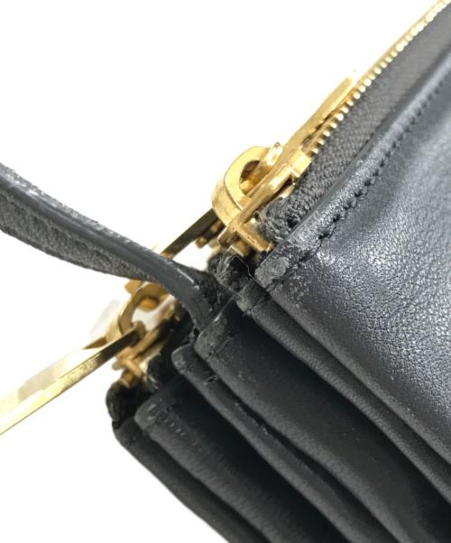 CELINE（セリーヌ）CELINE (セリーヌ) トリオショルダーバッグ グレーの古着・服飾アイテム
