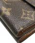 中古・古着 LOUIS VUITTON (ルイ ヴィトン) 3つ折り財布 ブラウン：18000円