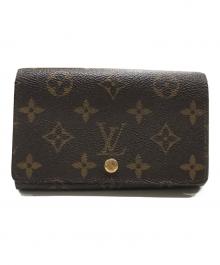 LOUIS VUITTON（ルイ ヴィトン）の古着「2つ折り財布」｜ブラウン
