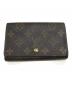 中古・古着 LOUIS VUITTON (ルイ ヴィトン) 2つ折り財布 ブラウン：10000円